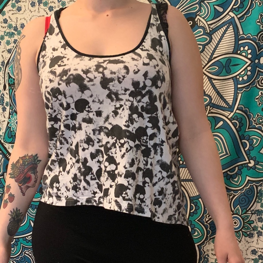 Black and White Tank